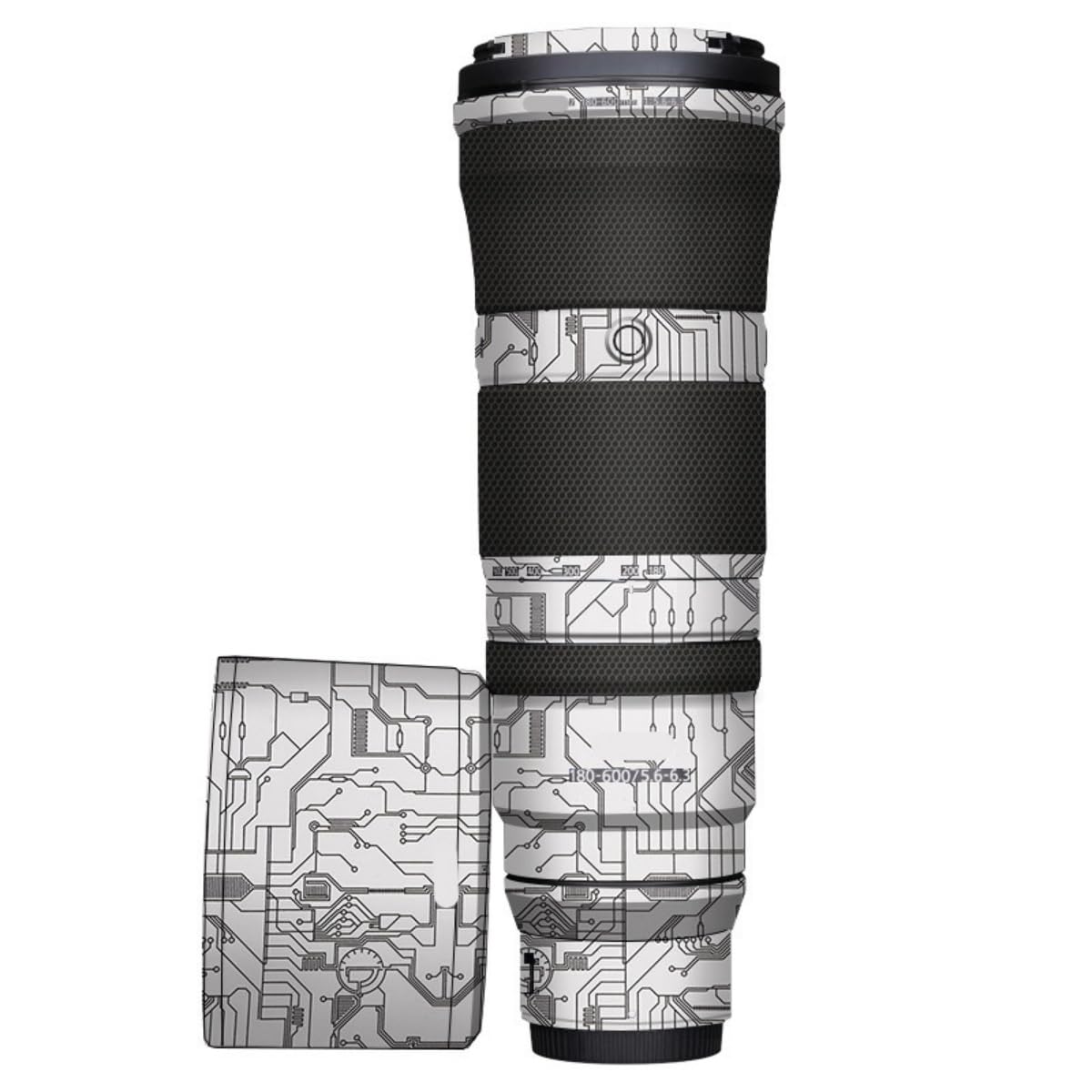 Amazon | 180-600 5.6-6.3 レンズキャップスキン 傷防止 カメラ